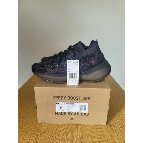 Adidas Yeezy Boost 380 Onyx Black Non-Reflective Boost Sz 9 With Box New main image 7